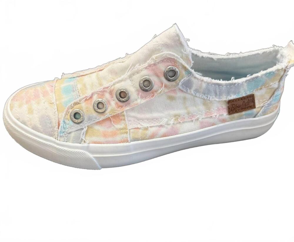 NEW BLOWFISH women's play sneaker in babydoll tie die